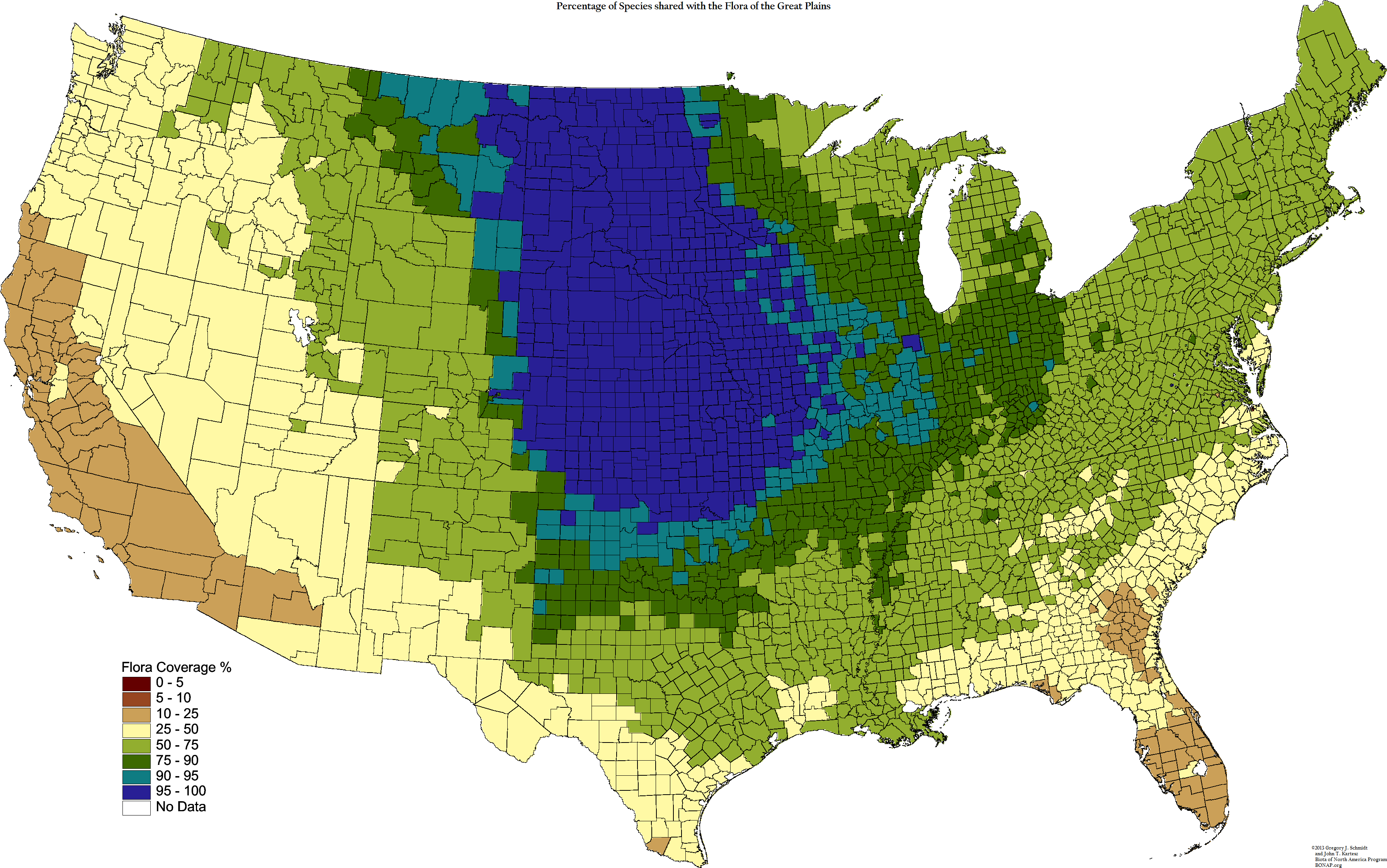 State Flora Similarity